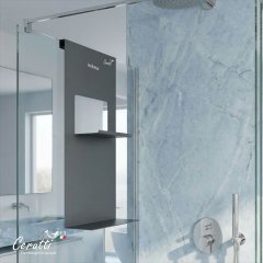 Полка навесная для ограждений Ceruttispa АЛЕССА GG (ALLESA GG) графит