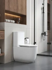 Унитаз компакт MIRKO Tornado безободковый с микролифтом и быстросъемным сиденьем