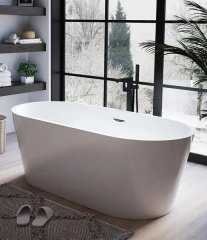 Отдельностоящая акриловая ванна Cerutti SPA Resia 150 без гидромассажа
