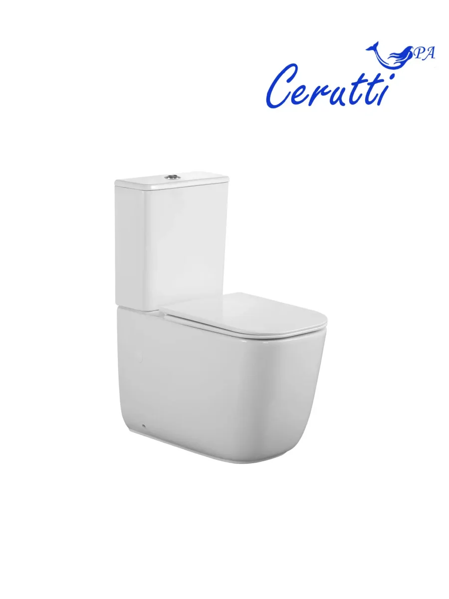 Унитаз компакт ALVARO Tornado безободковый с микролифтом и быстросъемным сиденьем