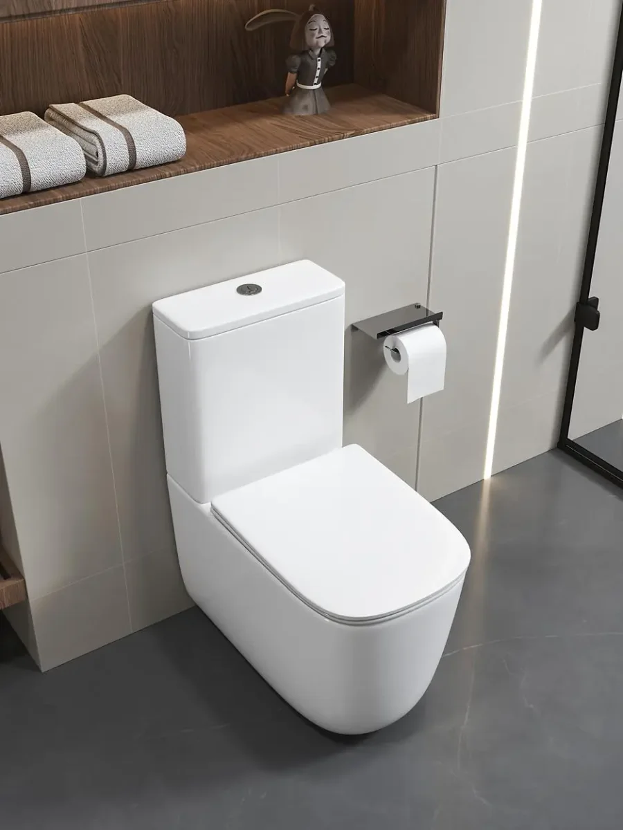 Унитаз компакт ALVARO Tornado безободковый с микролифтом и быстросъемным сиденьем