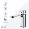 Смеситель для раковины Ceruttispa ОРАЦИО (ORAZIO) из латуни, цвет хром