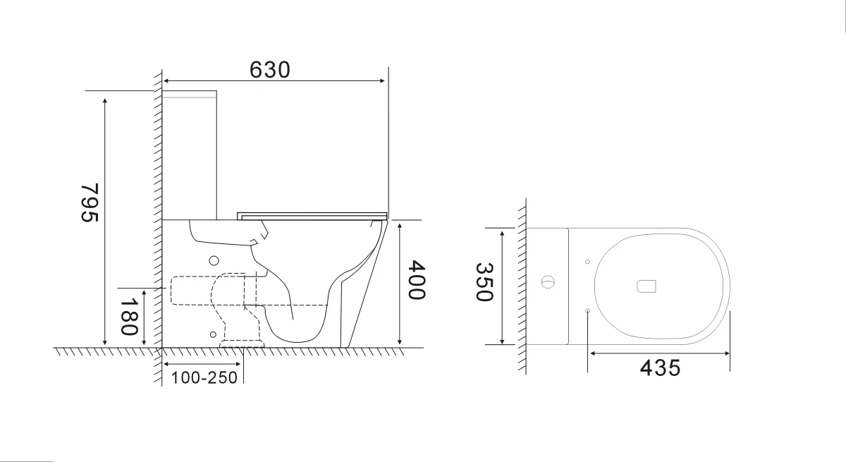 Унитаз компакт Ceruttispa PIERA Tornado безободковый с микролифтом и быстросъемным сиденьем