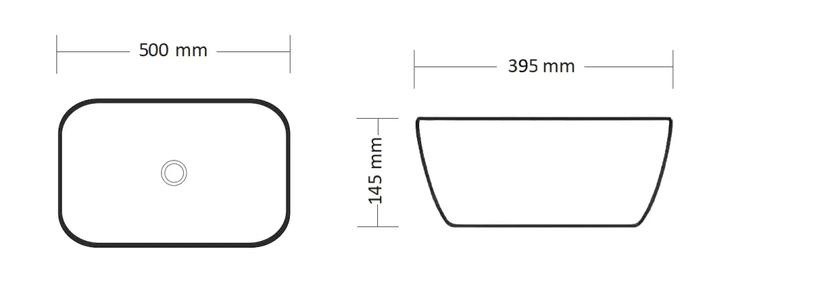 Раковина накладная Ceruttispa CR8217MMW матовый белый мрамор, 45,5х32х13,5 см