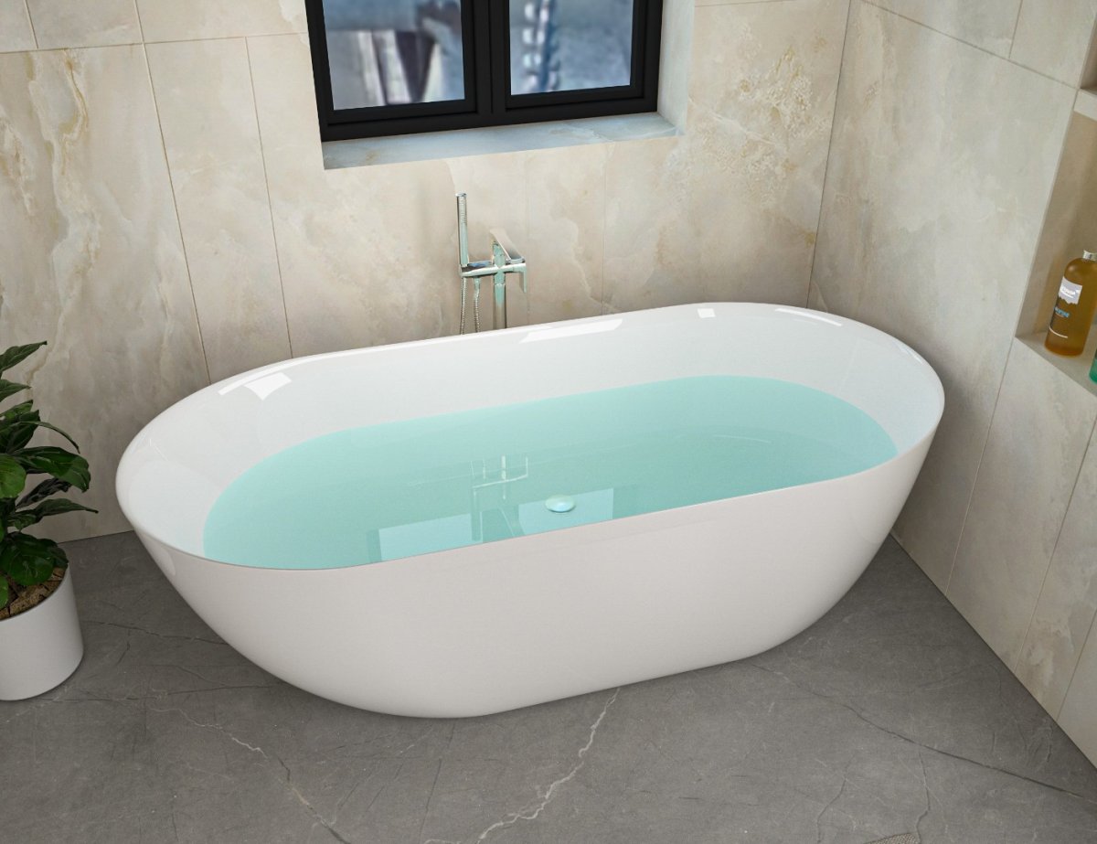 Отдельностоящая акриловая ванна Cerutti SPA КОМО (Como) 7386 без гидромассажа