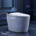 Умный унитаз-биде импульсный Ceruttispa КЛИО (CLIO) Smart CT12153 безободковый, электронный, с дистанционным управлением