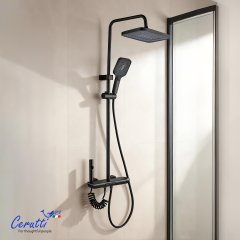 Душевая стойка Ceruttispa DECIO цвет графит, 11359