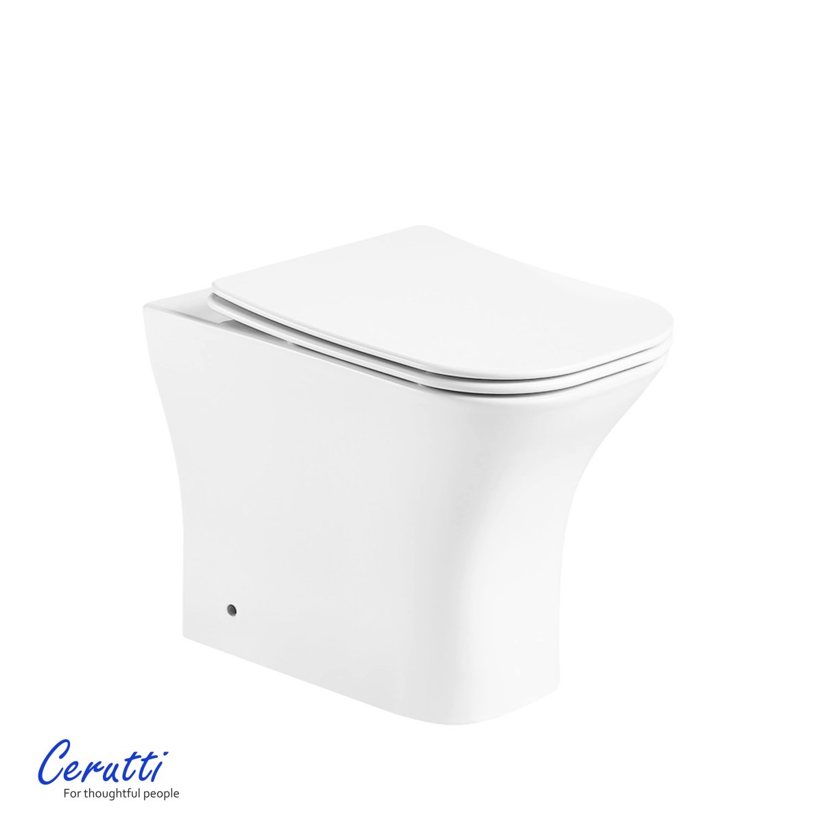 Унитаз приставной CeruttiSPA Vettore F 7841 безободковый