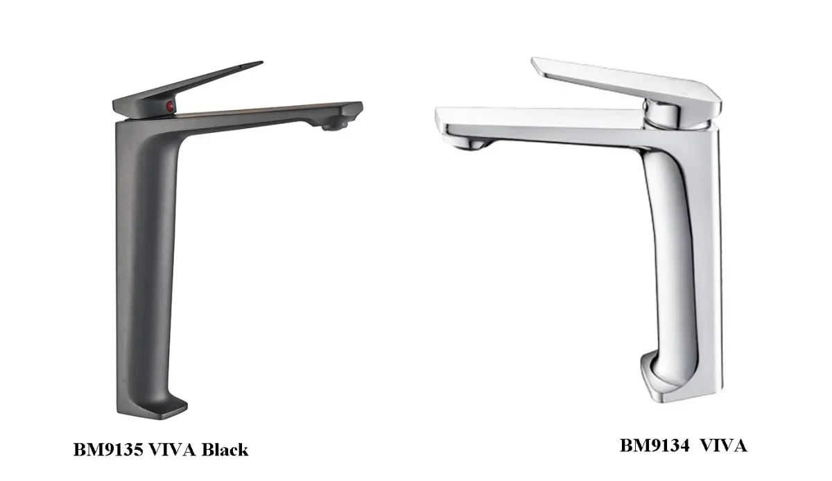 Смеситель для раковины BOCH MANN VIVA XL BM9134 высокий, цвет ХРОМ