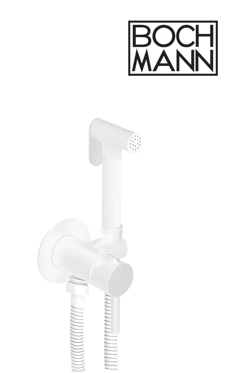 Гигиенический душ BOCH MANN BRAIES W CK-P07W белый, шланг 120 см