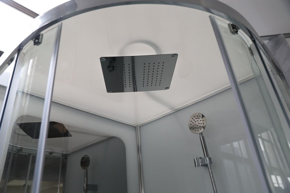 Душевая кабина Ceruttispa Viva91, тропический душ, закрытая, 90х90х215