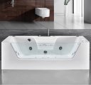 Гидромассажная ванна Ceruttispa C-477-18A (180х85 см), с  аэромассажем и цветной подсветкой