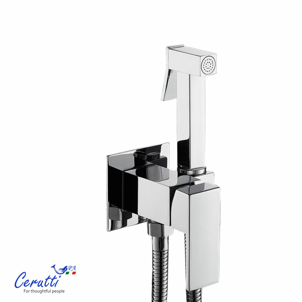 Гигиенический душ Ceruttispa РЕЗИЯ (RESIA) SH хром, шланг 120 см