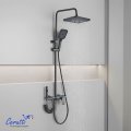 Душевая стойка Ceruttispa АРРИГО (ARRIGO) цвет графит, 11358