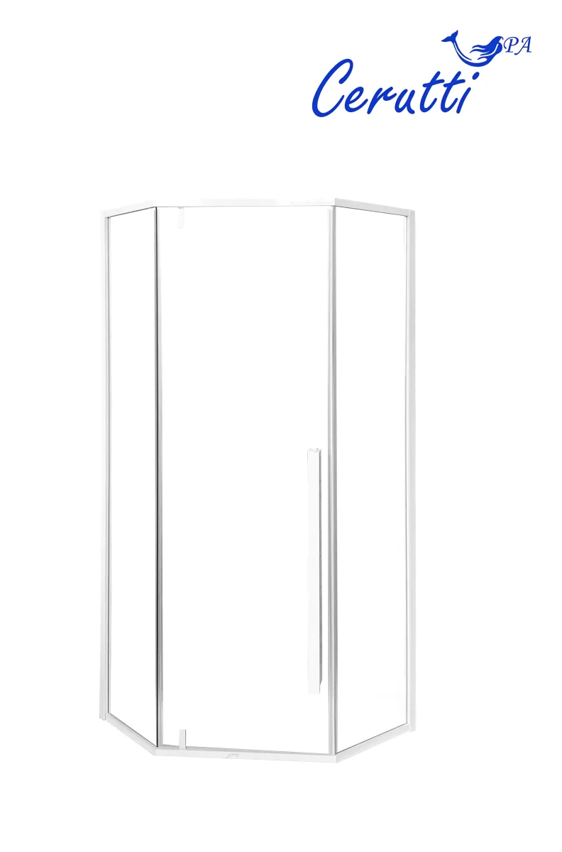 Душевое ограждение Cerutti SPA C3AW, 90x90 см, без поддона, стекло 5 мм