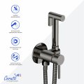 Гигиенический душ Ceruttispa БРАЙС SHGR (BRAIES SHGR) из латуни, серый, шланг 120 см