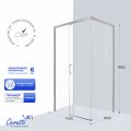 Душевое ограждение Cerutti SPA ВИТО (VITO) 110, 80х110 см, без поддона, 12023