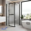 Душевое ограждение Cerutti SPA Ceruttispa МИМИ (MIMI) ZQ91BF (90x90x195), без поддона, матовое стекло 6 мм