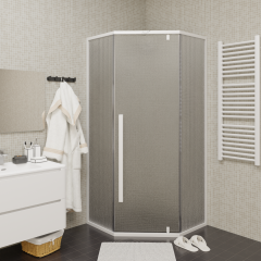 Душевое ограждение Cerutti SPA C3AWD, 90x90 см, без поддона, стекло 5 мм