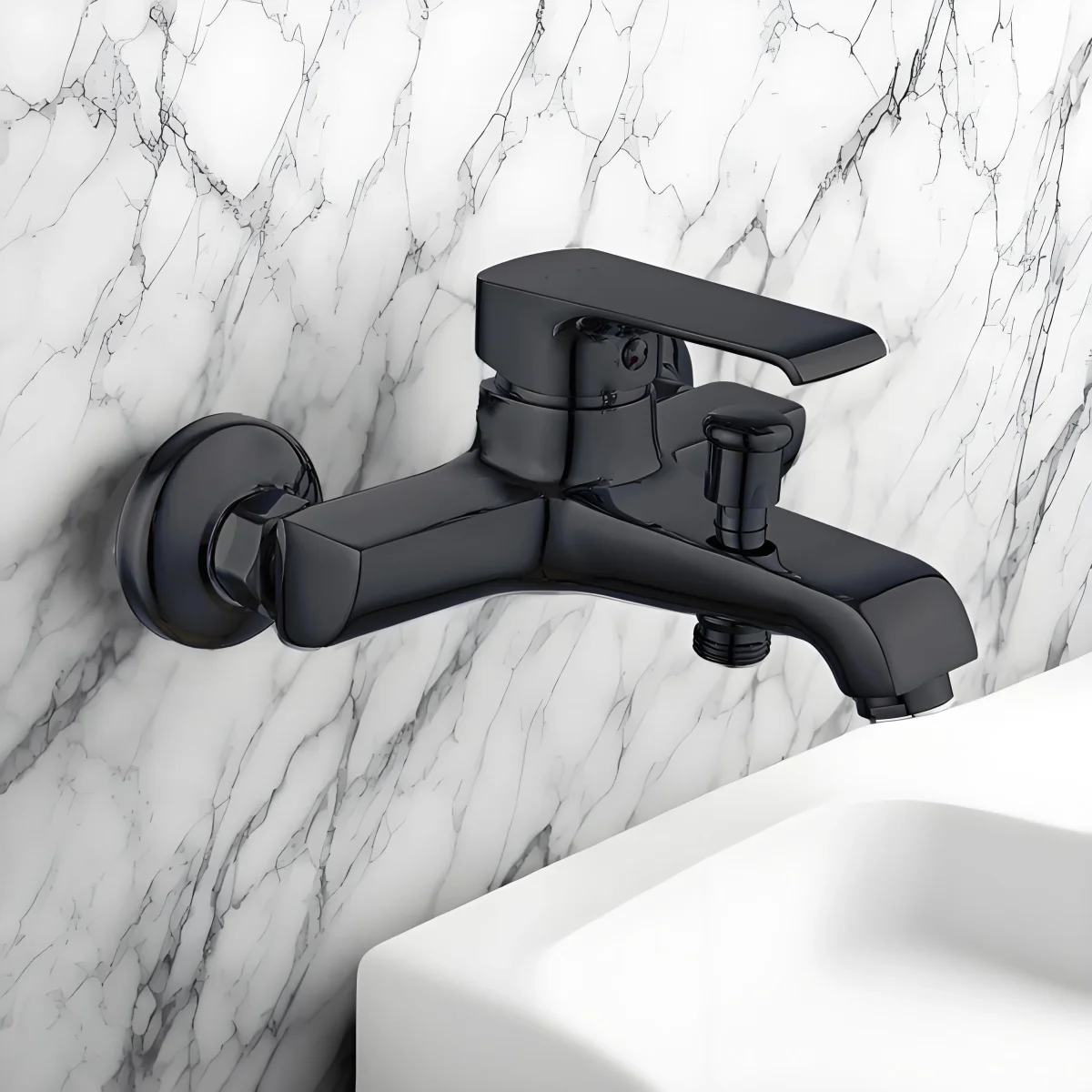 BOCH MANN Серия IDA B BM10430 смеситель для ванны со шлангой, донный клапан и смеситель для раковины