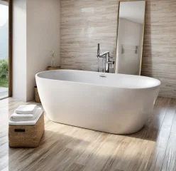 Отдельностоящая акриловая ванна Cerutti SPA dIseo 170II без гидромассажа