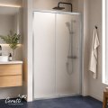Дверь в нишу Ceruttispa ГЛОРИЯ (GLORIA) D120F (120х195), матовое стекло