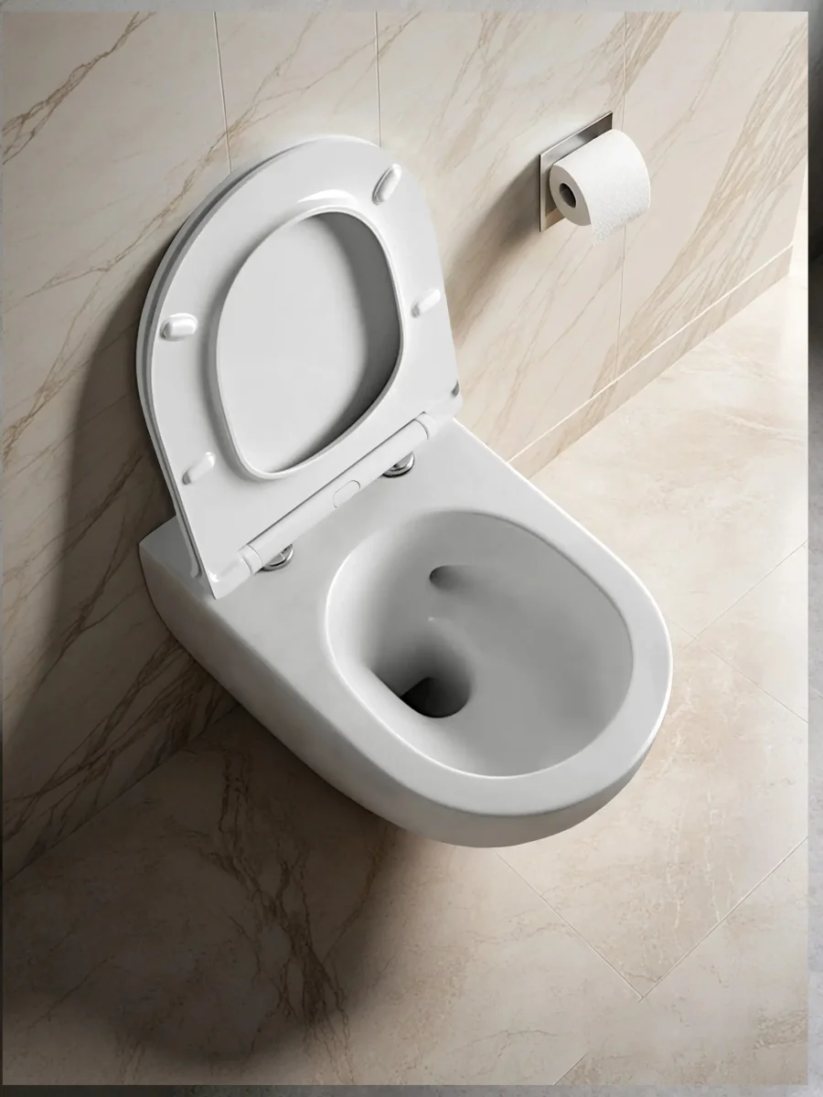 Унитаз подвесной Cerutti SPA SELLA Aria Tornado CT9529 безободковый