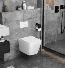 Унитаз подвесной Cerutti SPA MAIELLA Aria MW матовый белый безободковый