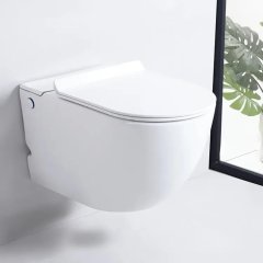 Унитаз подвесной импульсный CeruttiSPA Barbaria Aria Pulse безободковый, 58,5х36х33 см