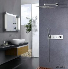 Встраиваемая душевая система Ceruttispa VELIA CR без гидромассажа, цвет хром