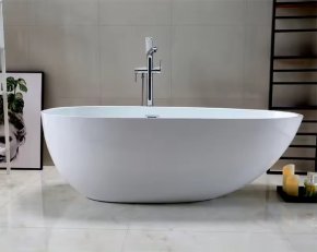 Отдельностоящая акриловая ванна Cerutti SPA MiMi 160 CT11288 без гидромассажа